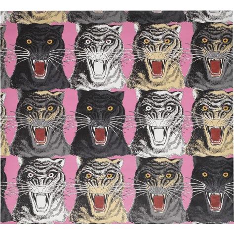 gucci tiger cards print wallpaper|gucci pink tiger face wallpaper.